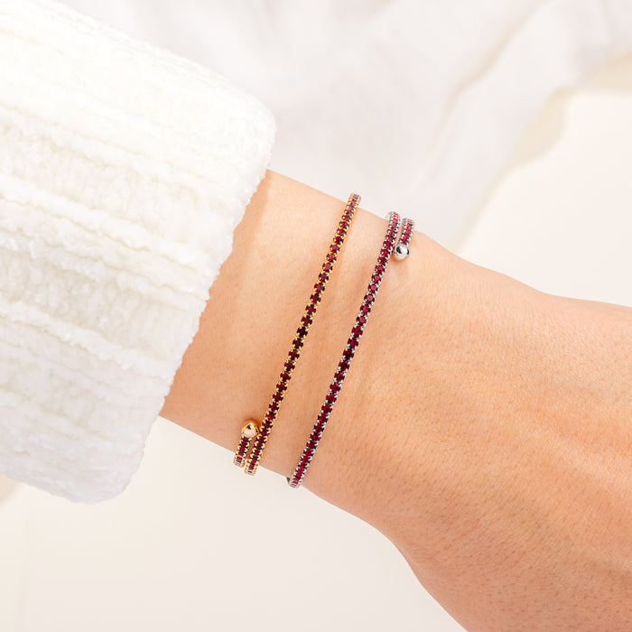 Color-set tennis bangle gift set