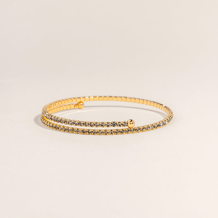 Black Diamond Tennis Bangle