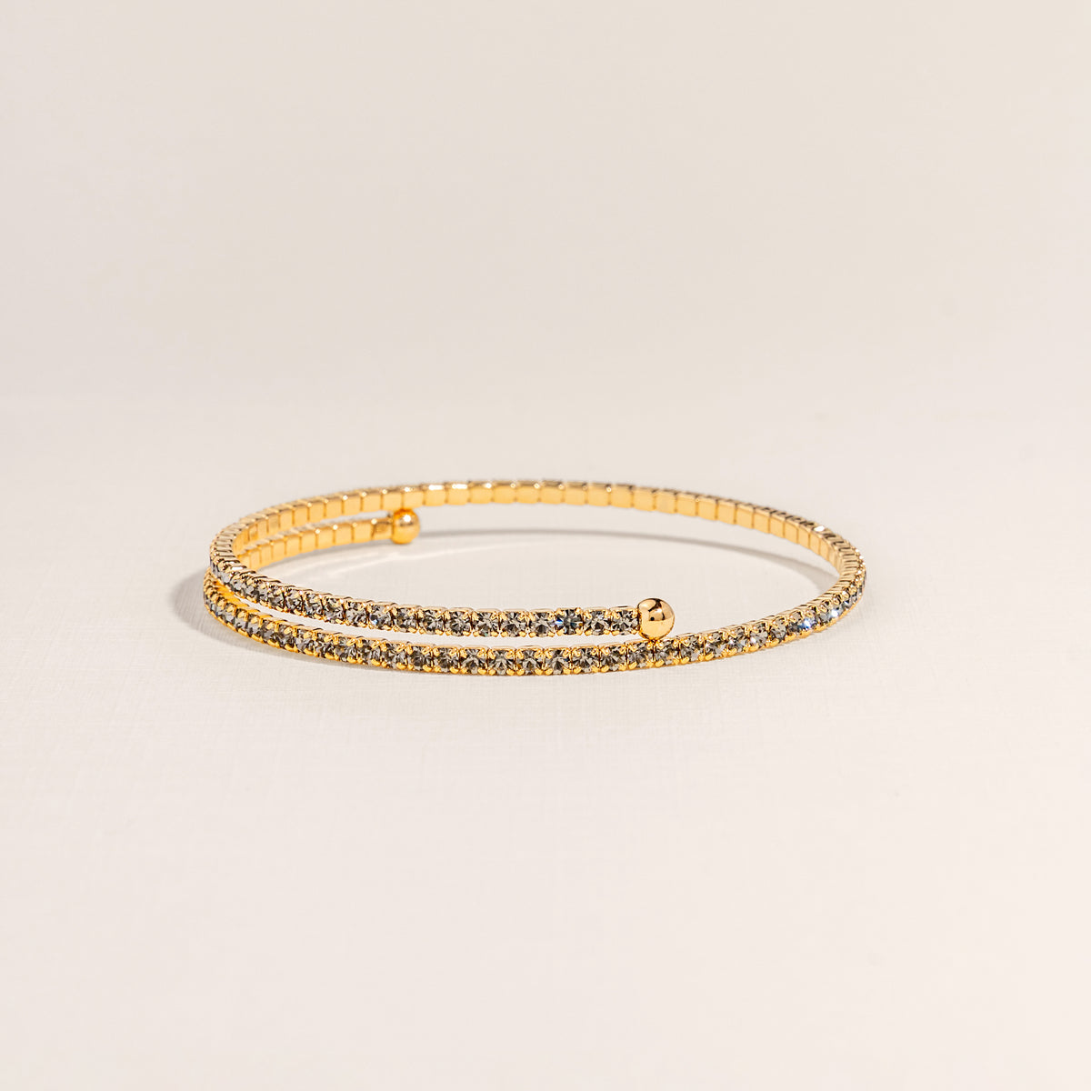 Black Diamond Tennis Bangle
