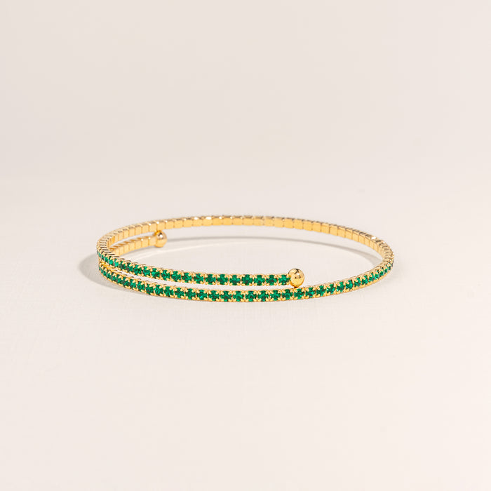 Emerald Tennis Bangle