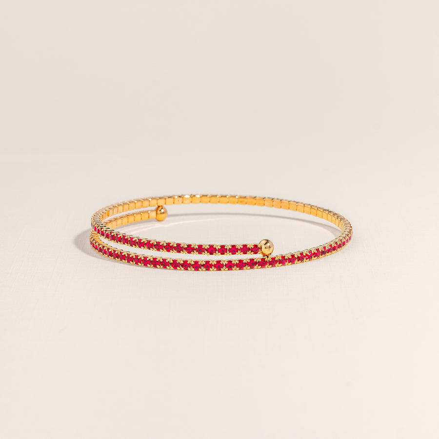 Ruby Tennis Bangle