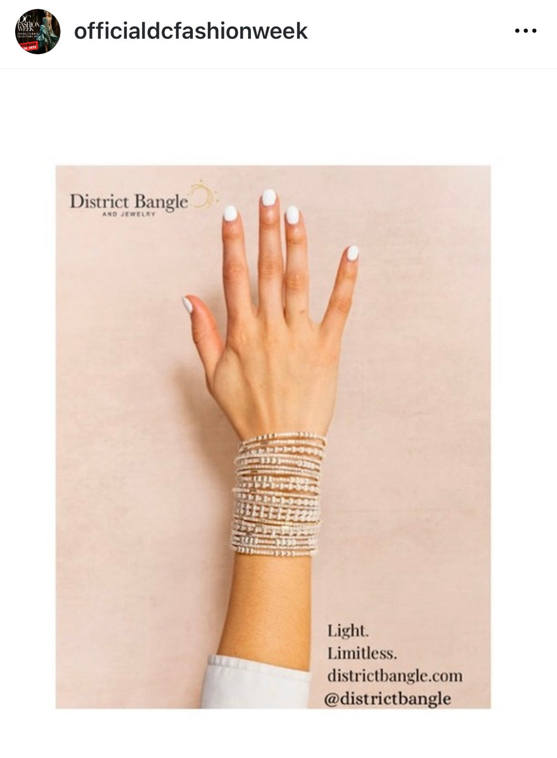 District Bangle Dazzles at DC Fashion Week's Emerging Designer Showcase