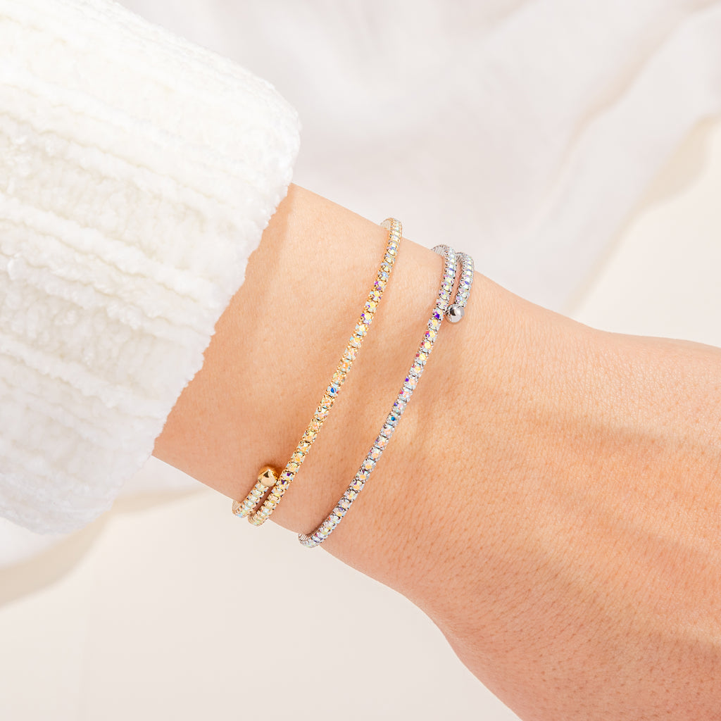 Color-set tennis bangle gift set