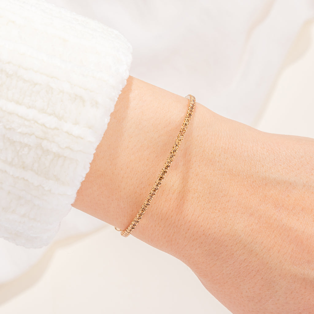 Golden Topaz Tennis Bangle