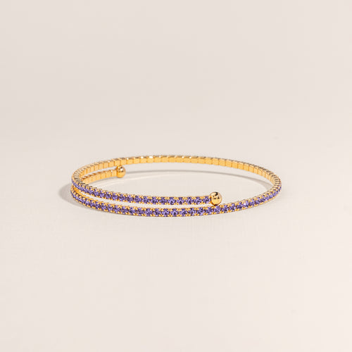Amethyst Tennis Bangle