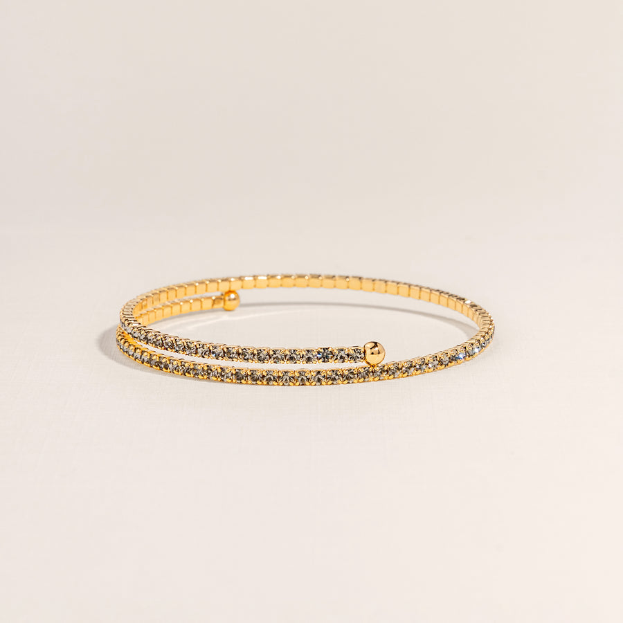 Black Diamond Tennis Bangle