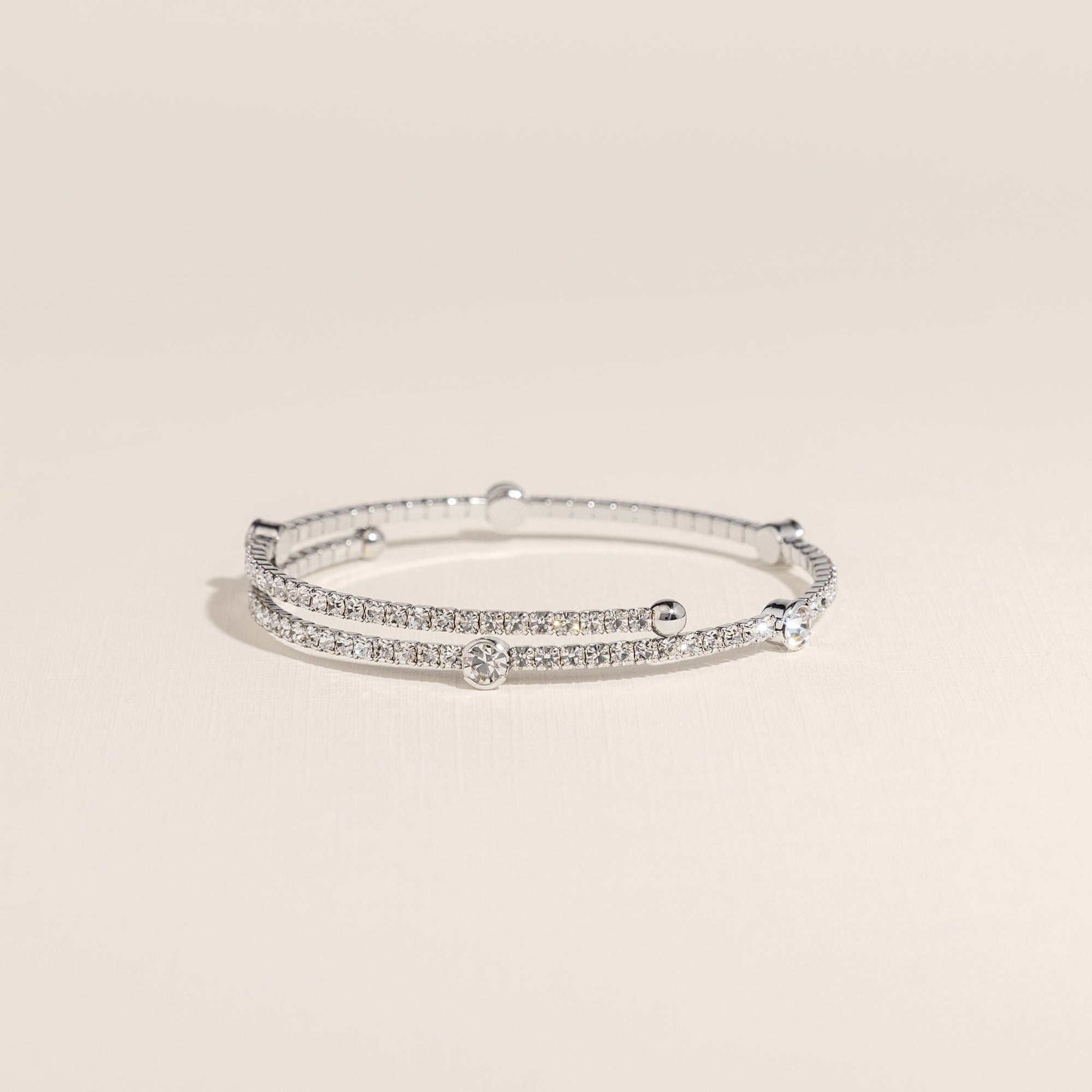 April Diamond Birthstone Bangle