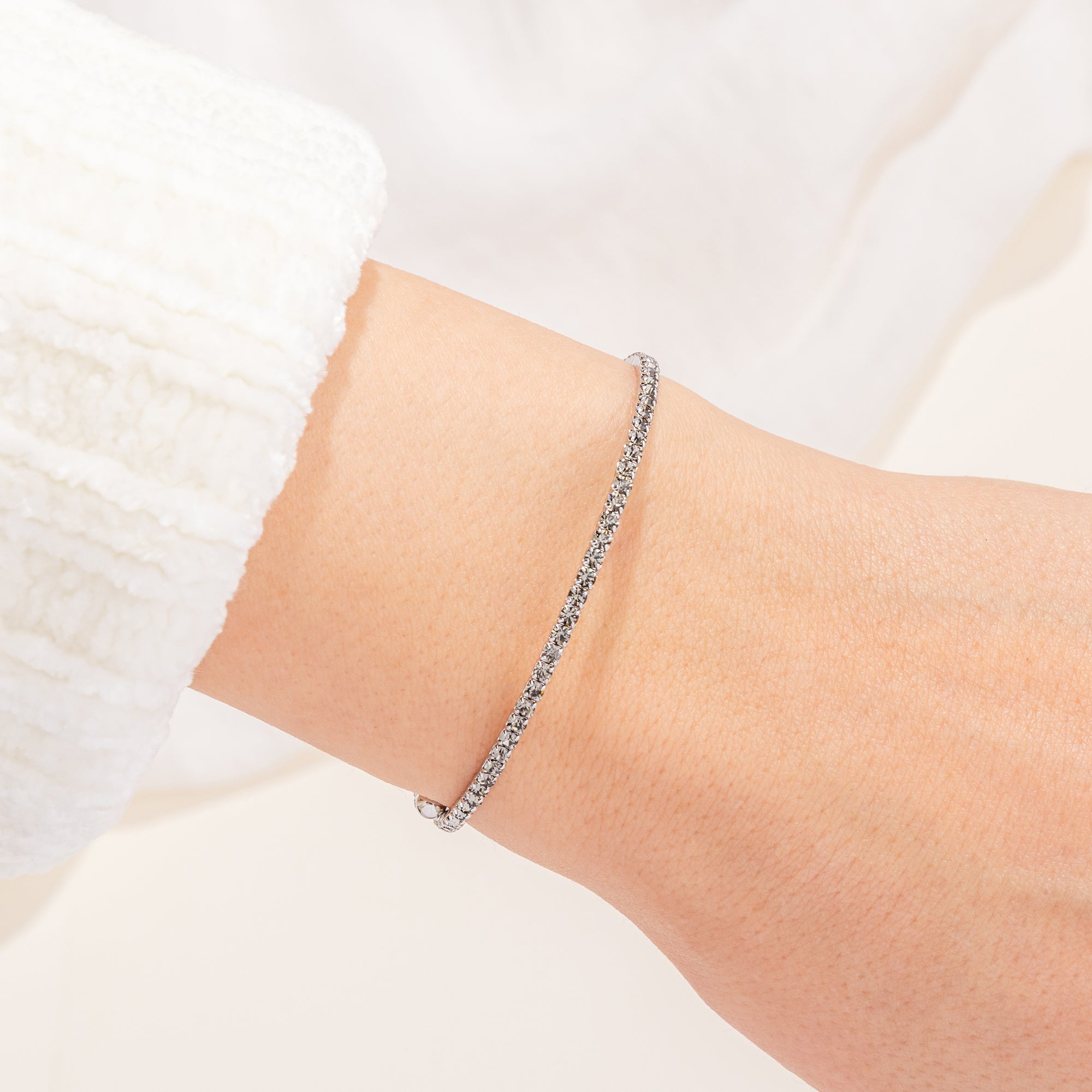 April Black Diamond Birthstone Bangle