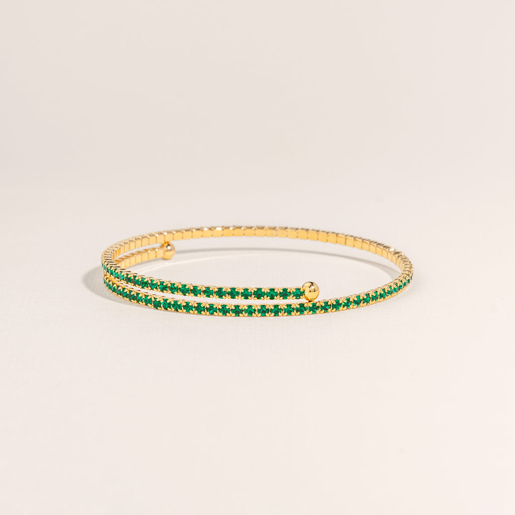 Emerald Tennis Bangle