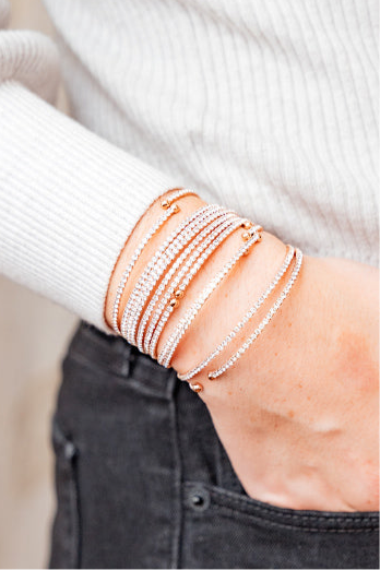 The Prime Bangle in Rose Gold