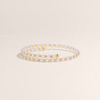 June Pearl Birthstone Bangle