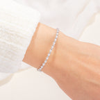 June Pearl Birthstone Bangle