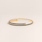 September Sapphire Birthstone Bangle