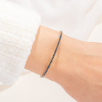 September Sapphire Birthstone Bangle