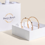 Birthstone bangle gift set (Gold)