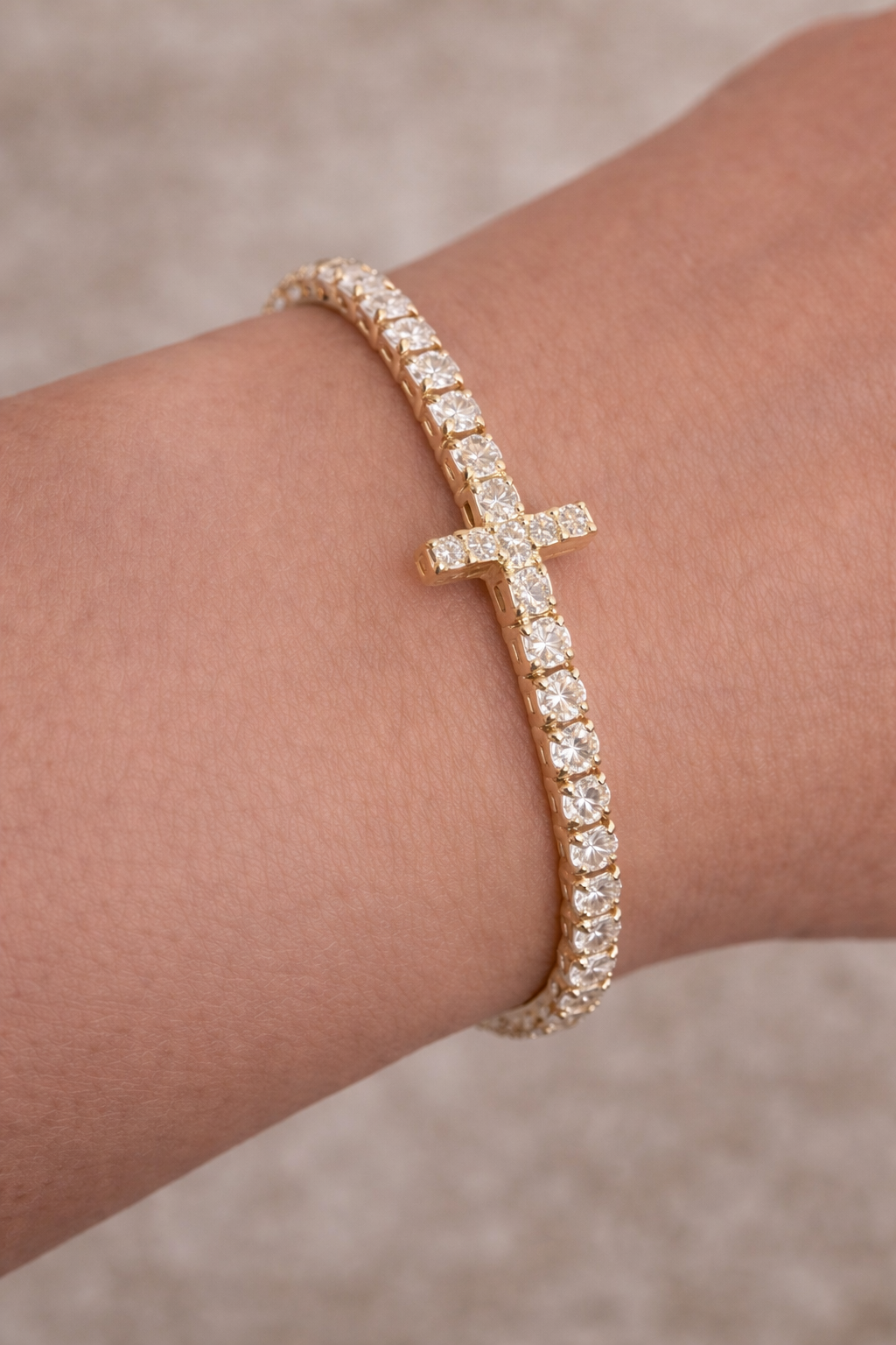 The Faith Charm Stacking Bangle