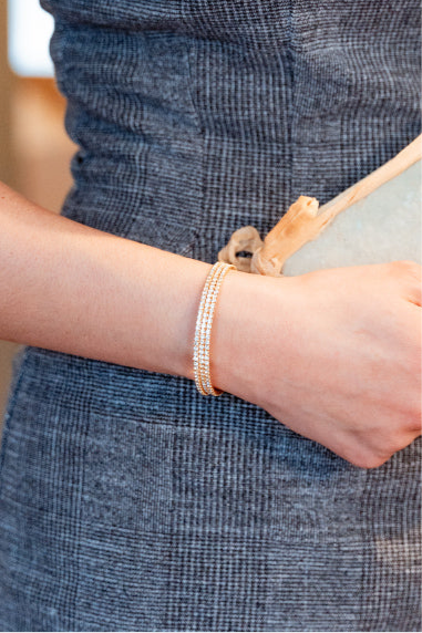 The Trio Bangle in Gold