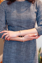 The Duo Bangle in Gold