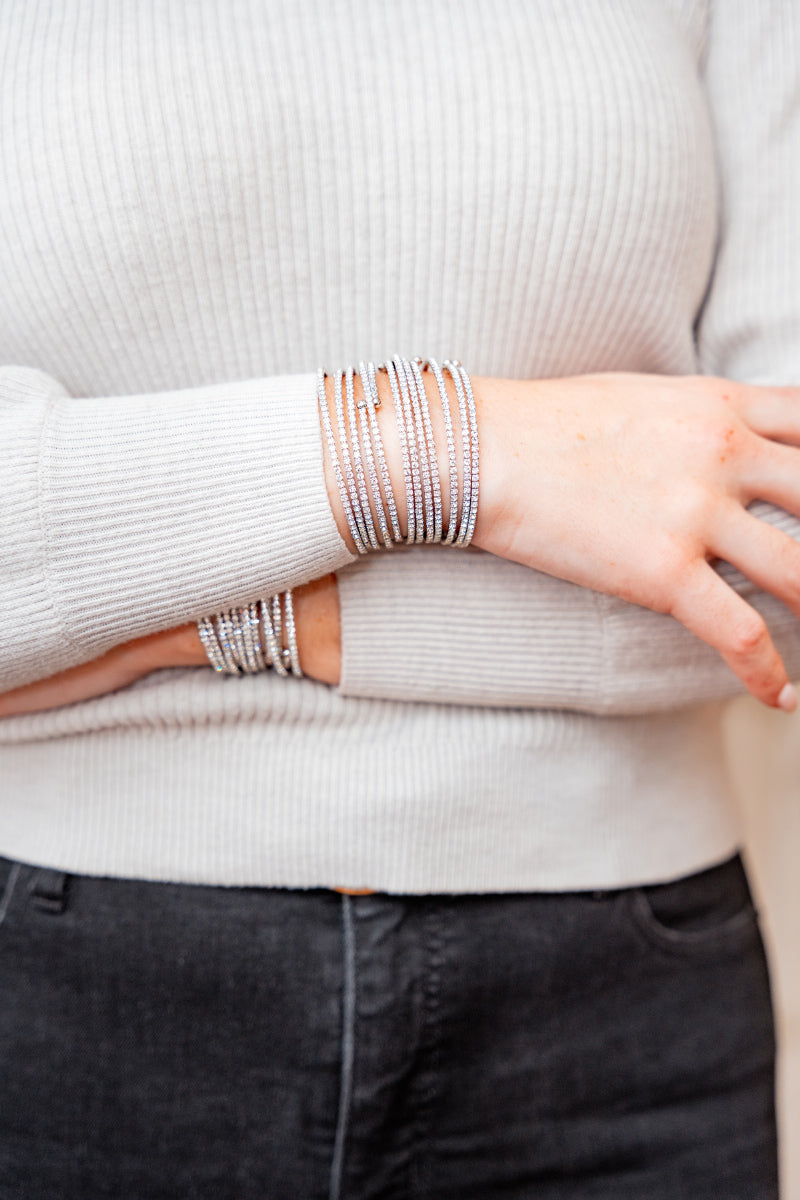 The Prime Bangle in Silver