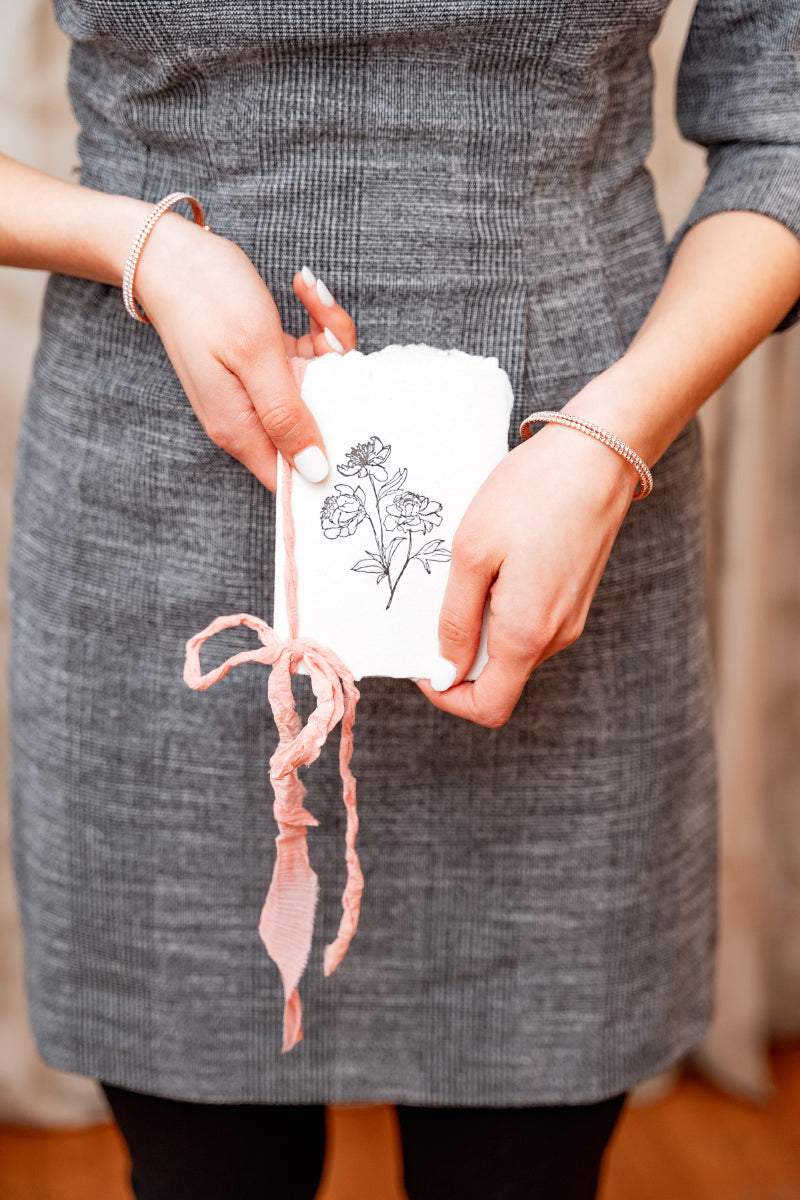 The Duo Bangle in Rose Gold