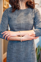 The Trio Bangle in Gold
