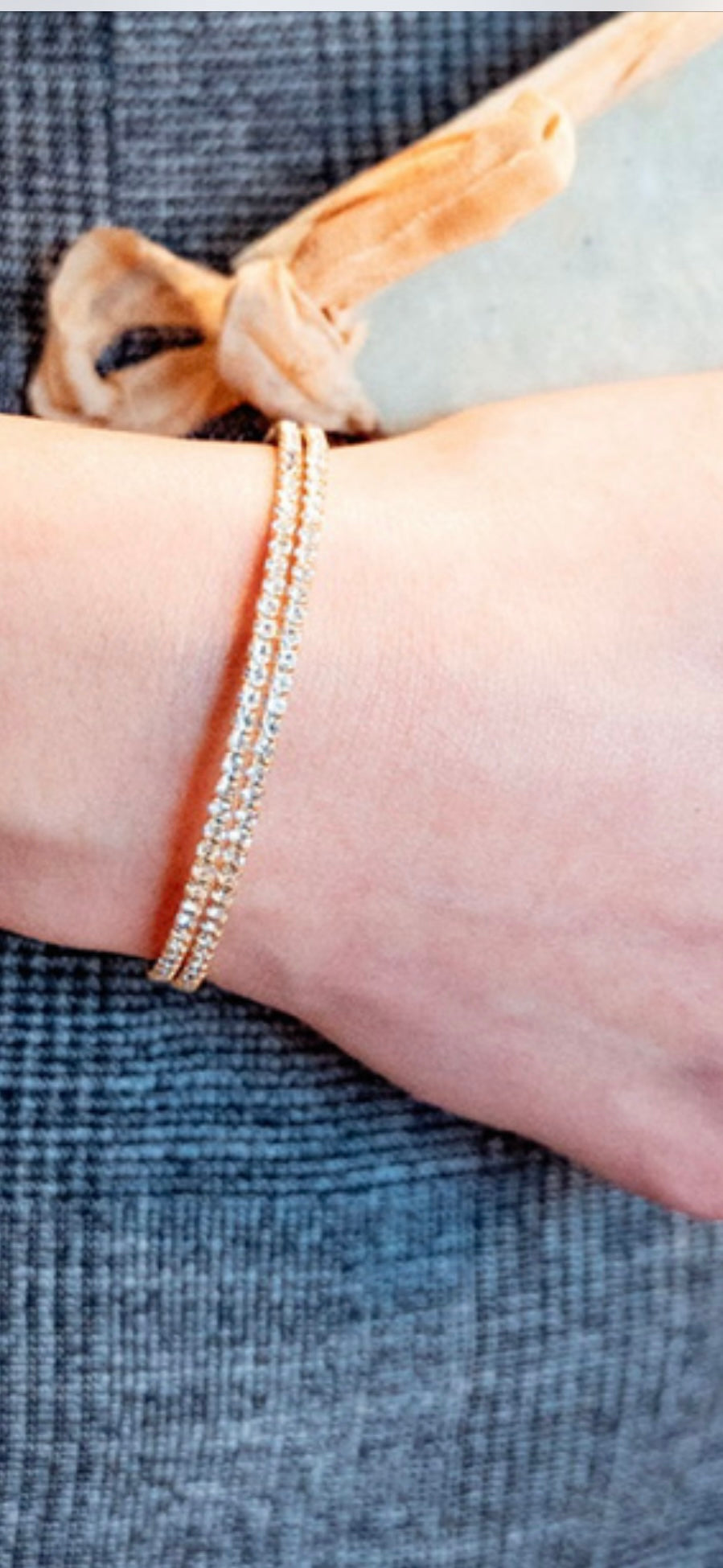 The Duo Bangle in Gold