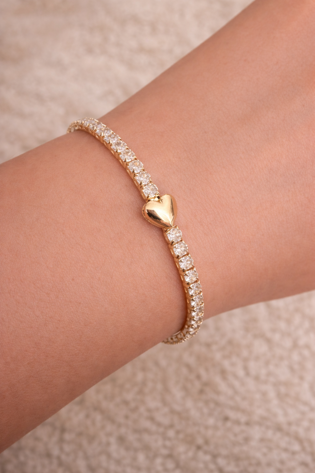 Love Charm Stacking Bangle