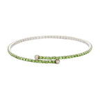 August Peridot Birthstone Bangle