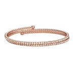 The Duo Bangle in Rose Gold