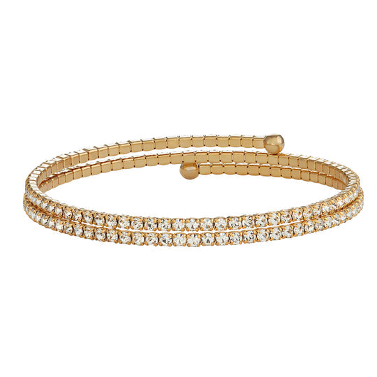 The Duo Bangle in Gold
