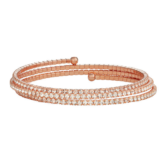 The Trio Bangle in Rose Gold