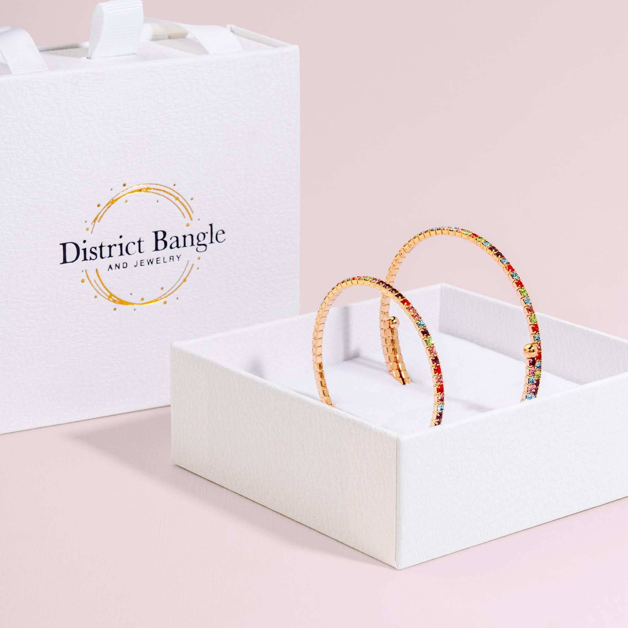 Mama & Mini Rainbow Flex Bangle Set