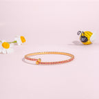 Minifit Pink Crystal Flex Bangle