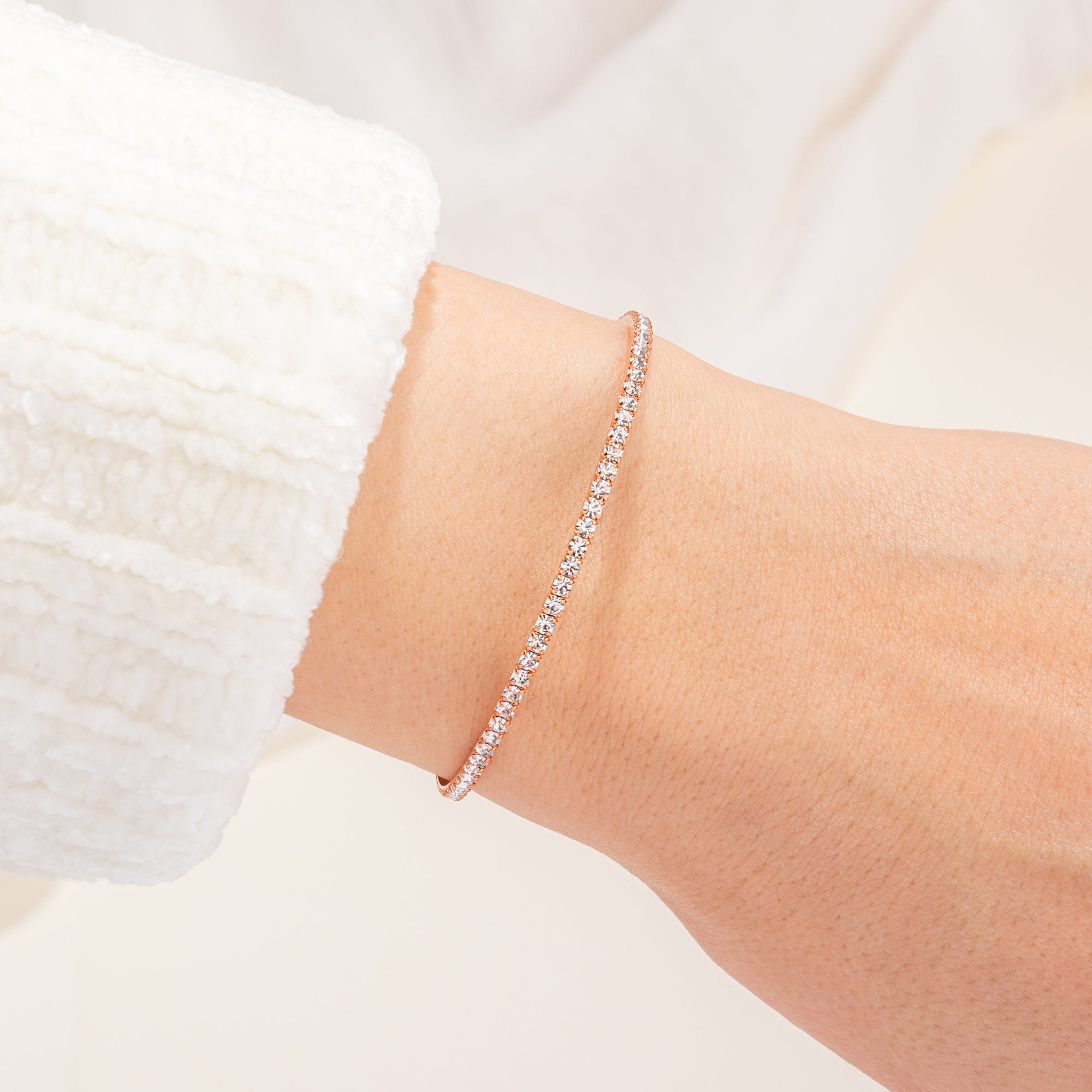 The Prime Bangle in Rose Gold