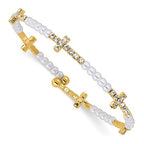 The Sweet Faith Bangle in Gold | District Bangle