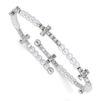 The Sweet Faith Bangle in Silver | District Bangle