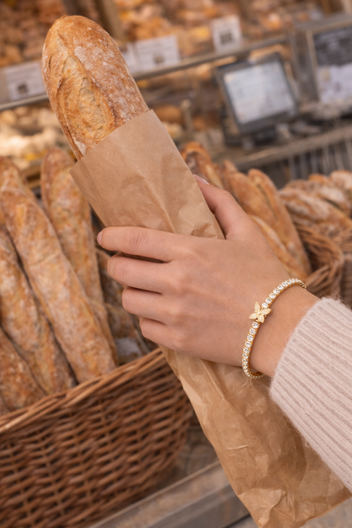 Butterfly Transformation Charm Stacking Bangle