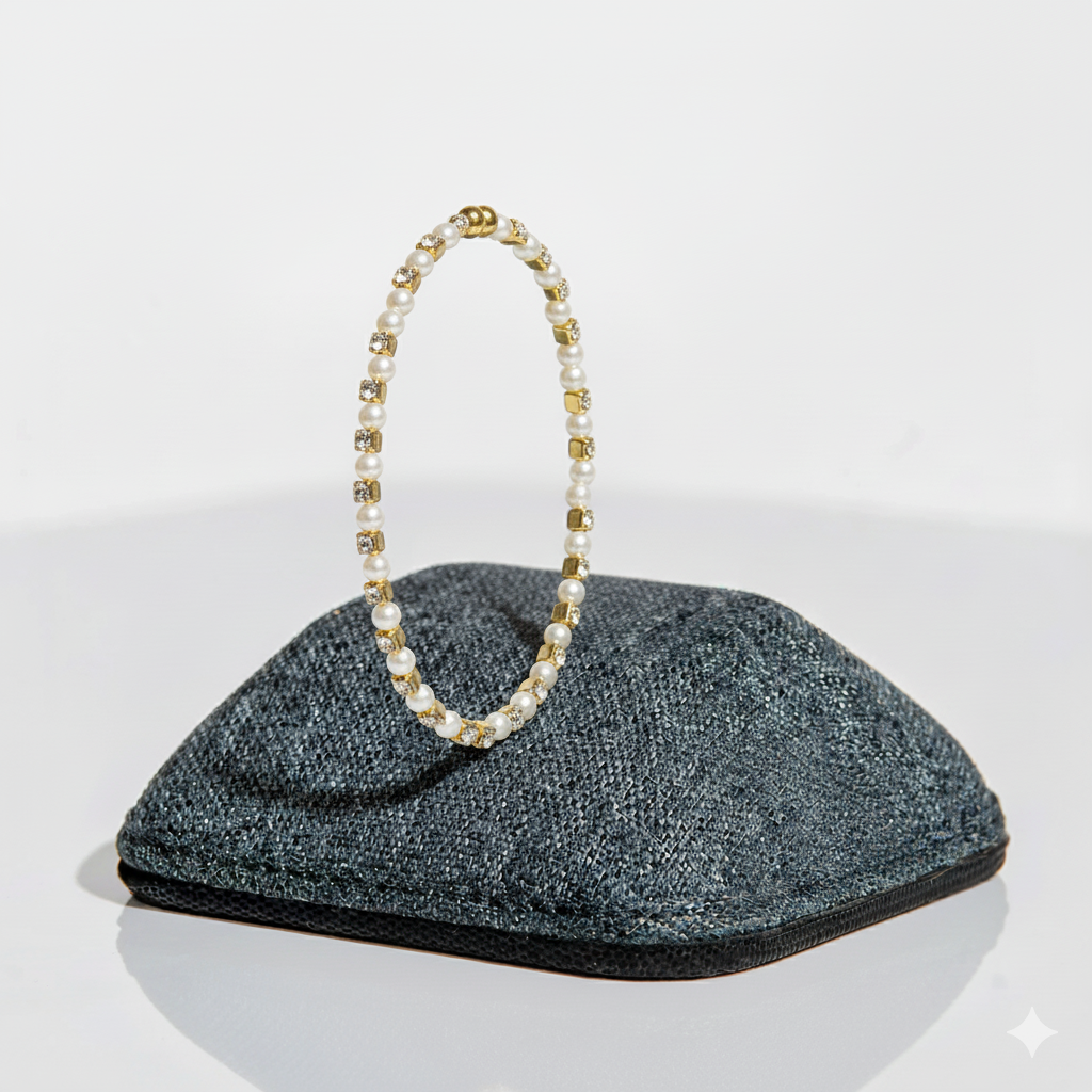 June Pearl Birthstone Bangle