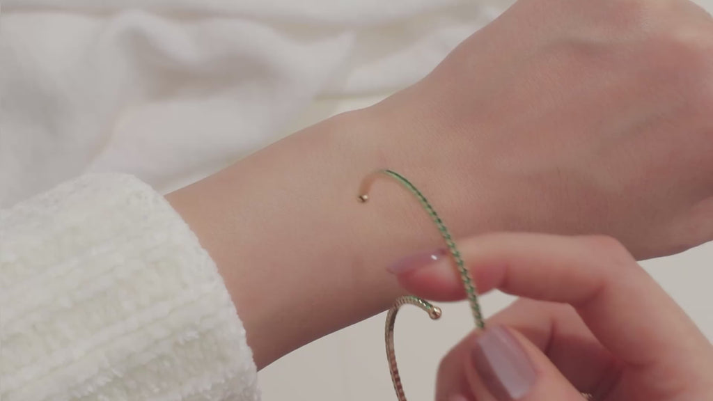 Emerald Tennis Bangle