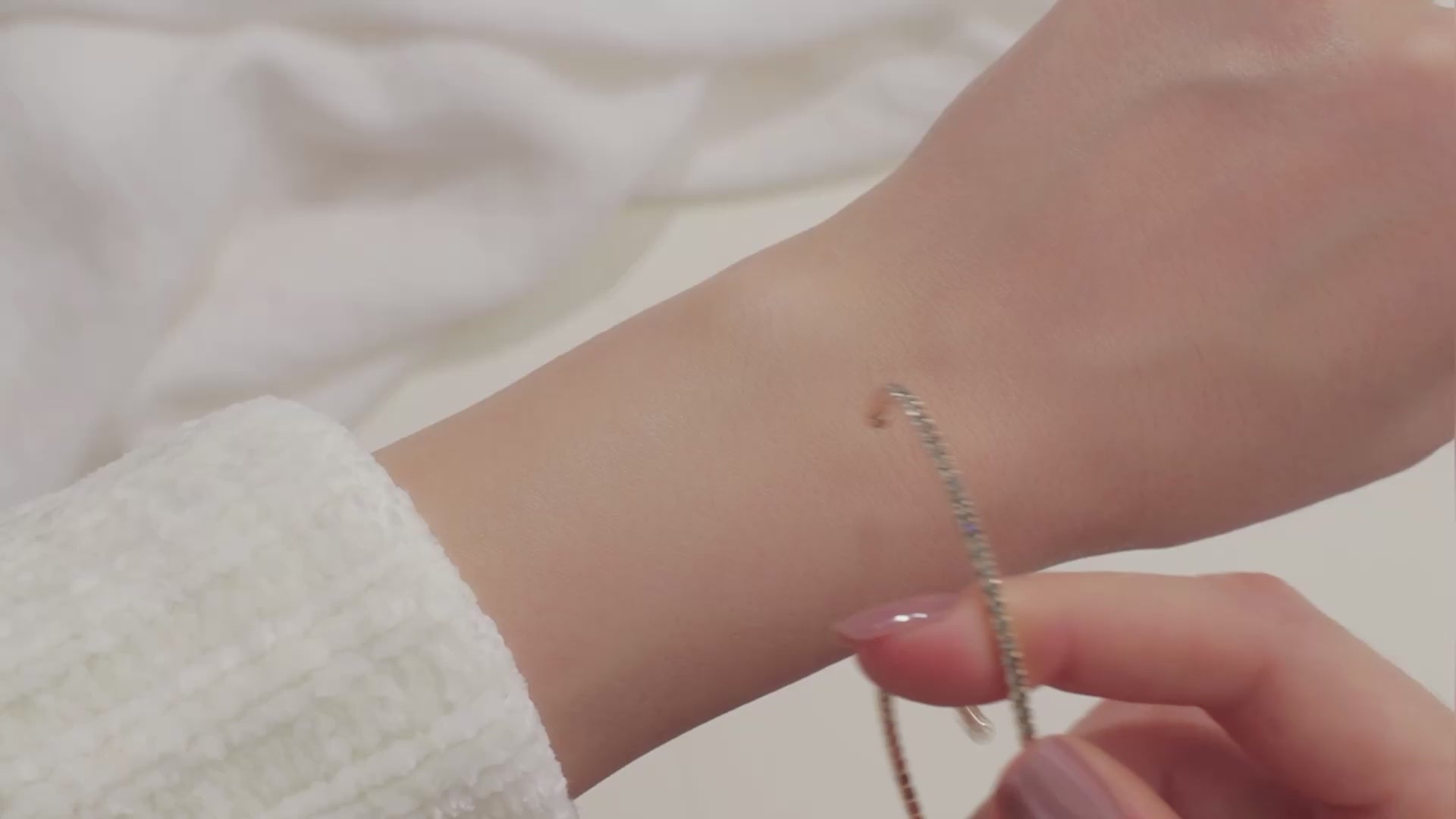 April Black Diamond Birthstone Bangle