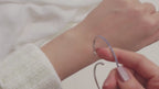 Amethyst Tennis Bangle