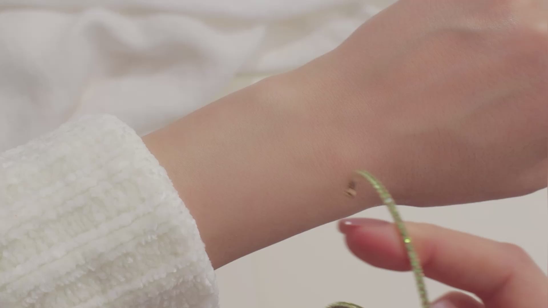 August Peridot Birthstone Bangle