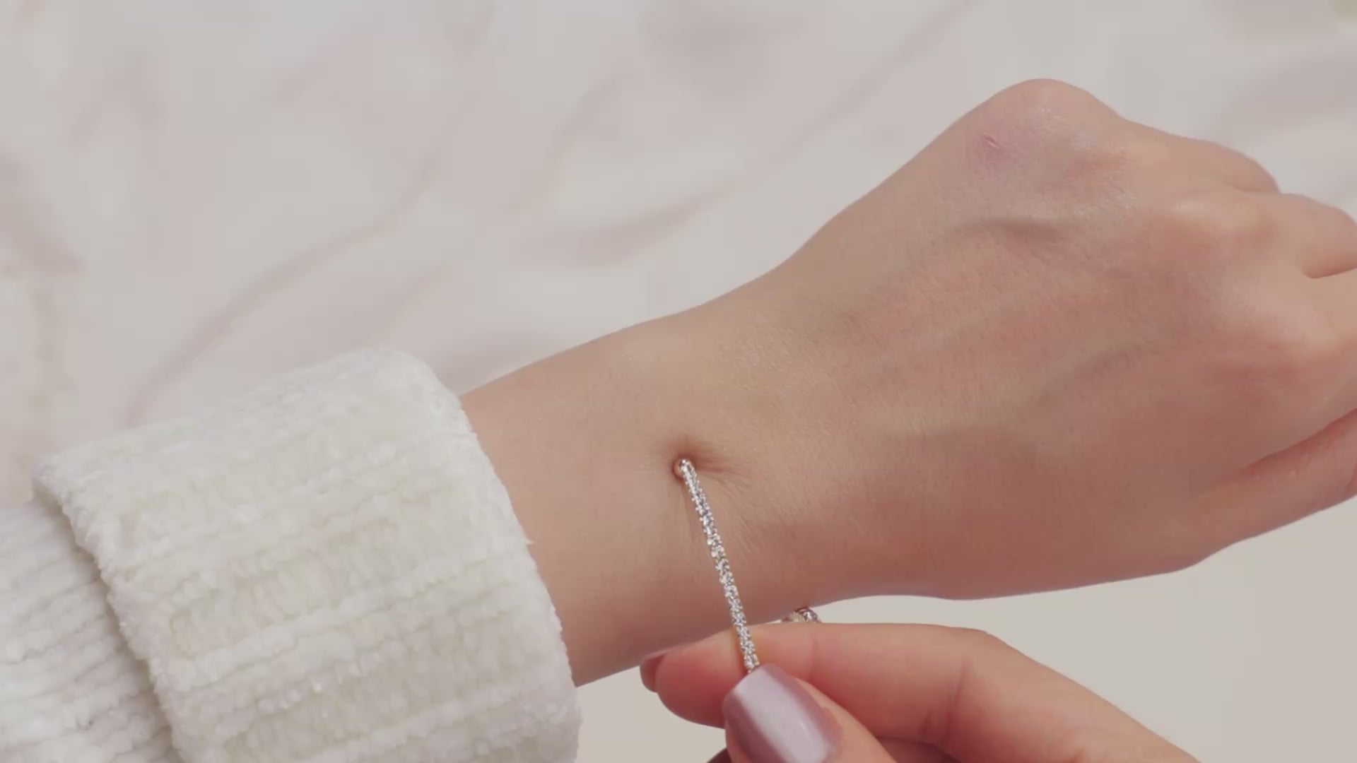 September Sapphire Birthstone Bangle