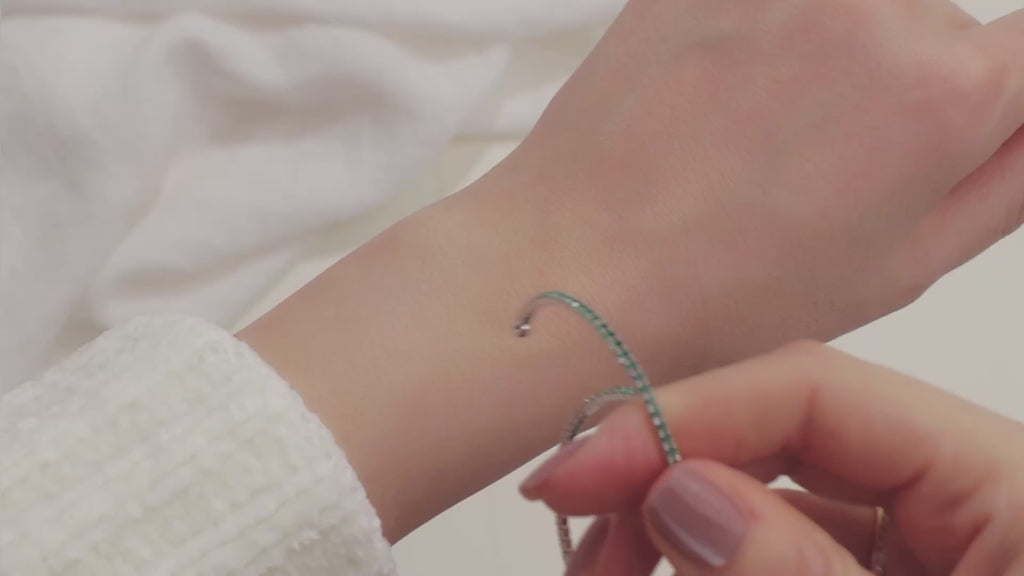 Emerald Tennis Bangle