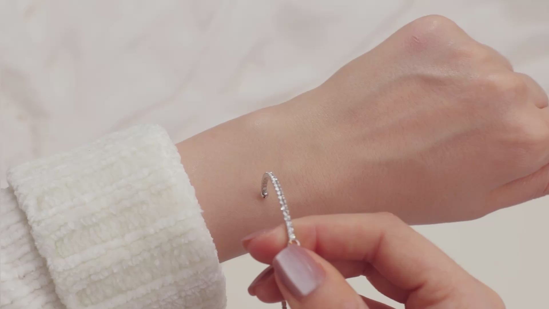 November Topaz Birthstone Bangle
