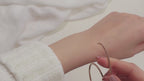 Garnet Tennis Bangle