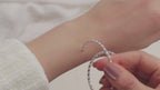 June Pearl Birthstone Bangle