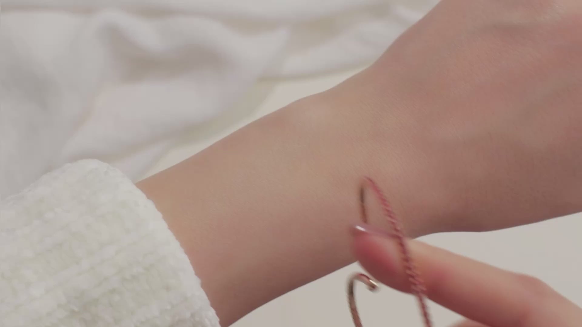 July Ruby Birthstone Bangle