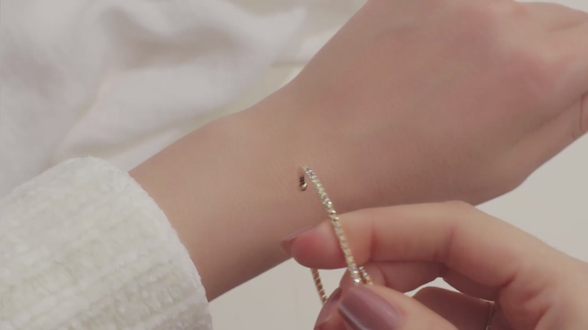 October Opal Birthstone Bangle