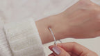 December Blue Zircon Birthstone Bangle